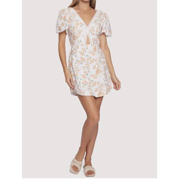 NEW LOST + WANDER acropolis mini in white orange floral - Picture 1 of 1